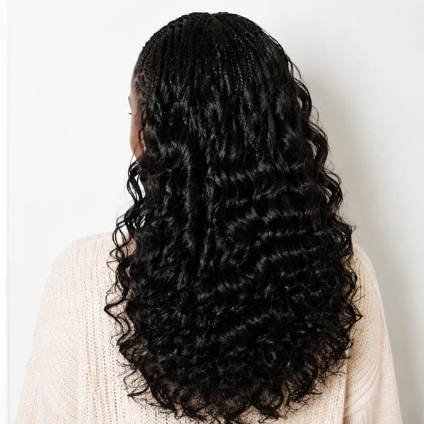 Lemonade Braids using Body Wave in 1B – Natural Black