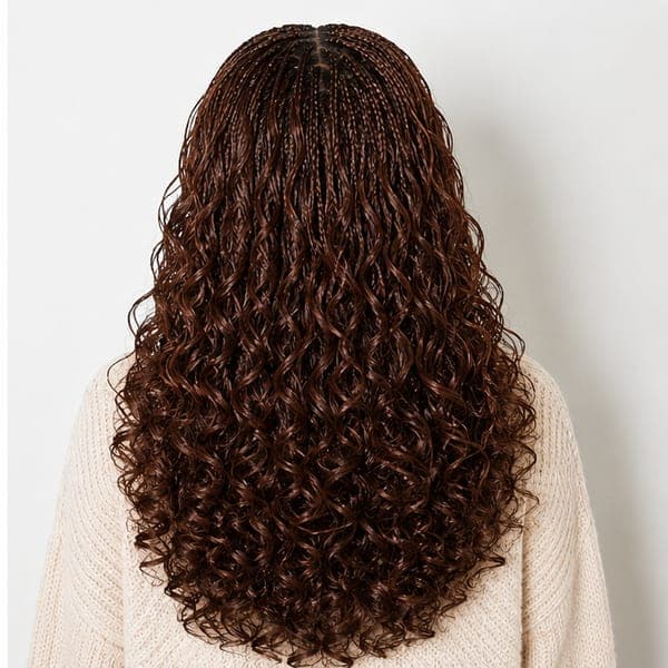 Boho Braids using French Curls in 30 – Auburn Brown